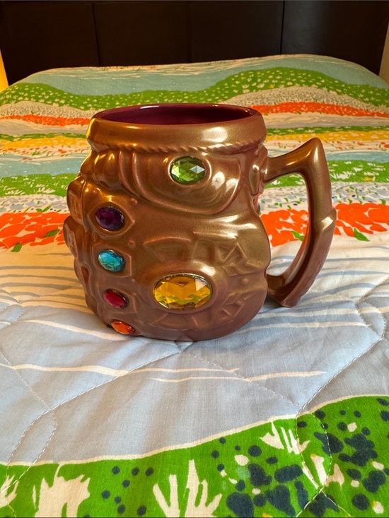 Disney Store Other - Disney Store Marvel Mug Avengers Thanos Infinity Gauntlet Jeweled Mug